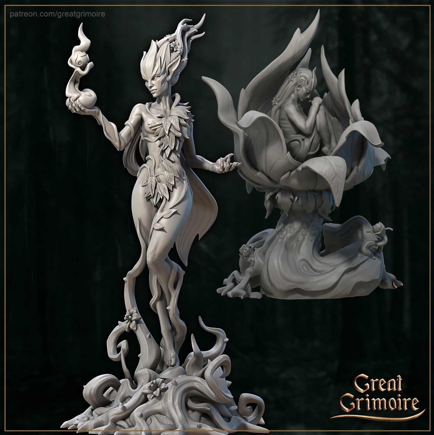 Nysa the Forest Nymph by Great Grimoire