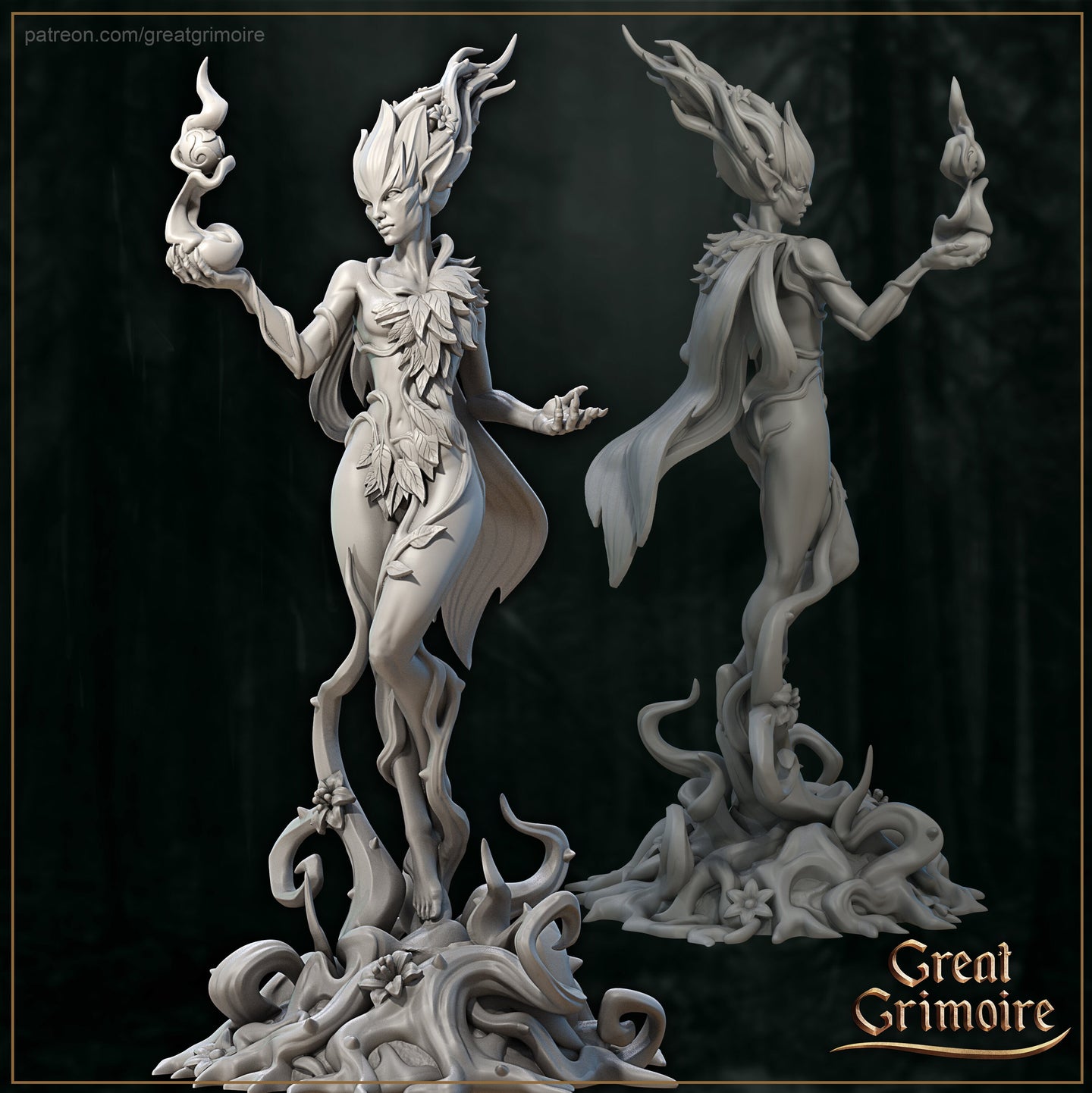 Nysa the Forest Nymph by Great Grimoire