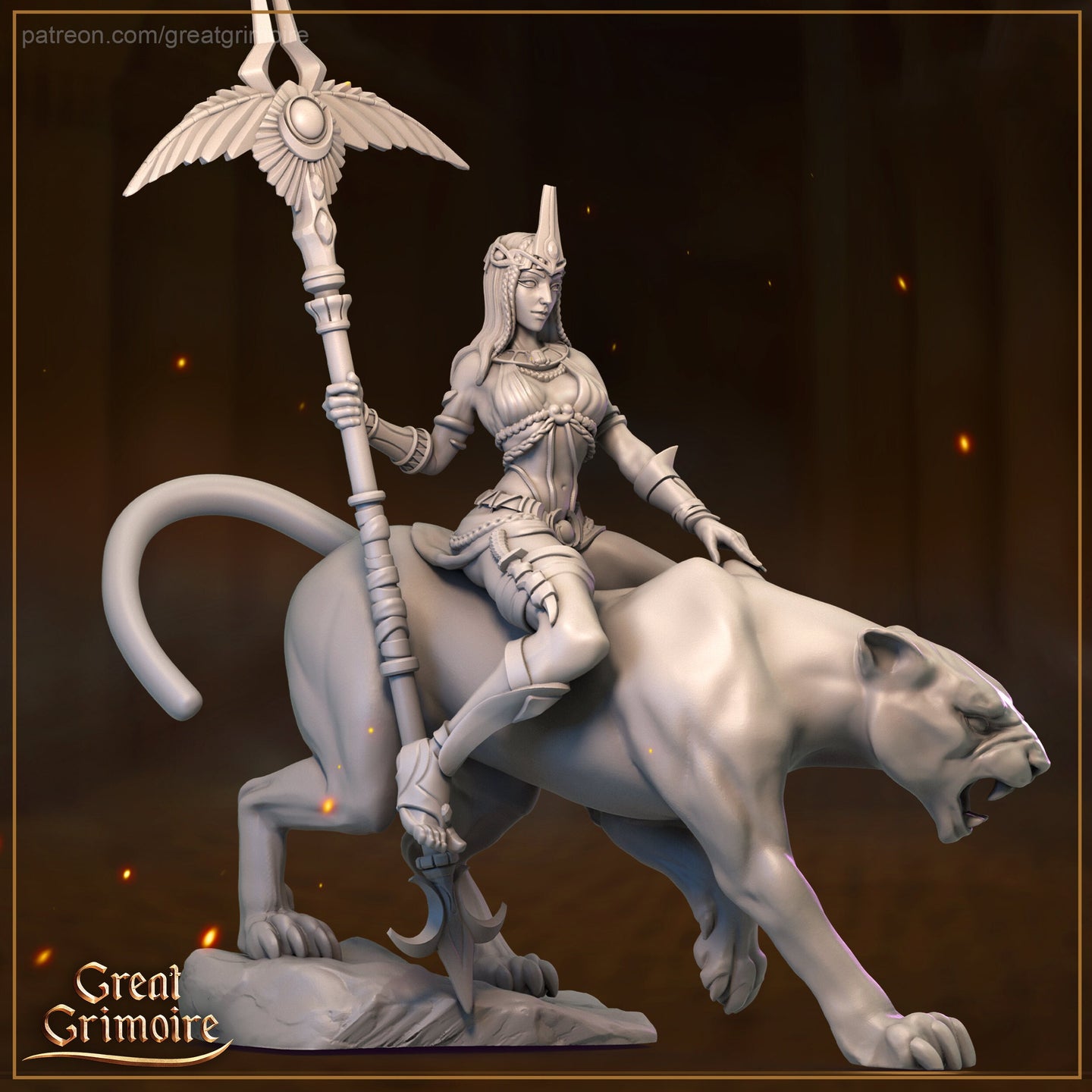 Dalia Egyptian Huntress by Great Grimoire