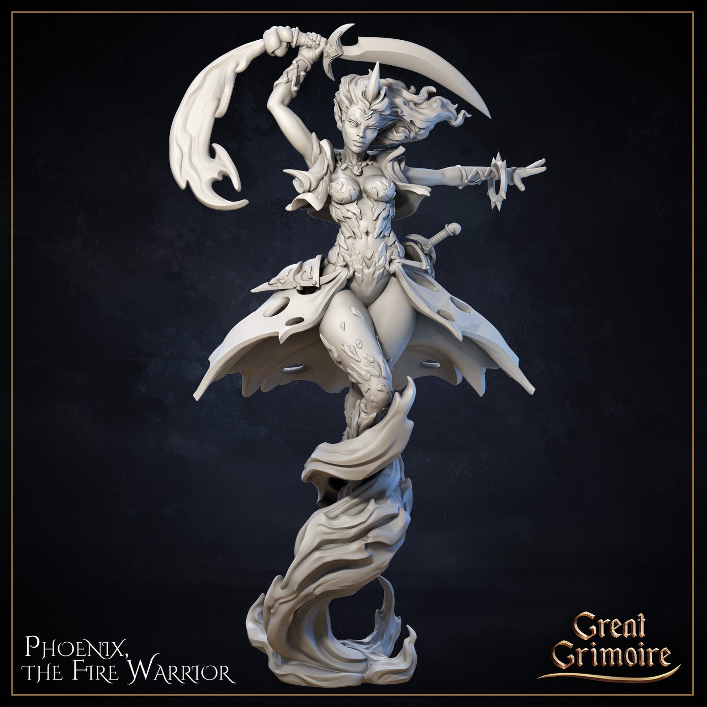Phoenix the Fire Warrior by Great Grimoire