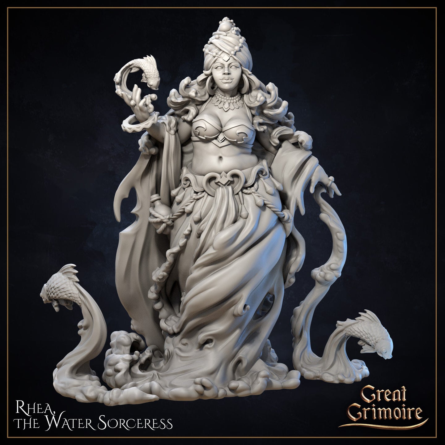 Rhea the Water Sorceress by Great Grimoire