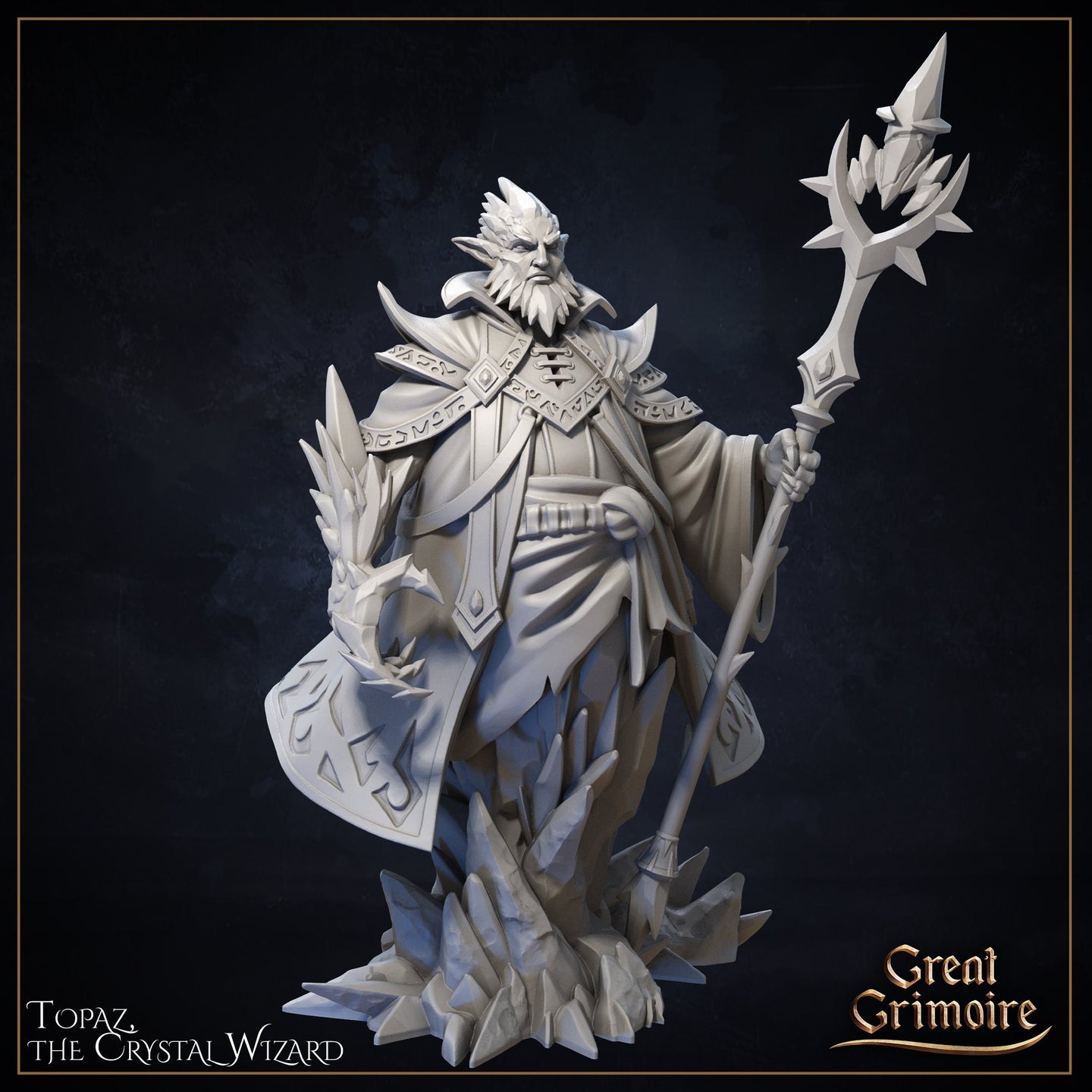 Topaz the Crystal Wizard by Great Grimoire