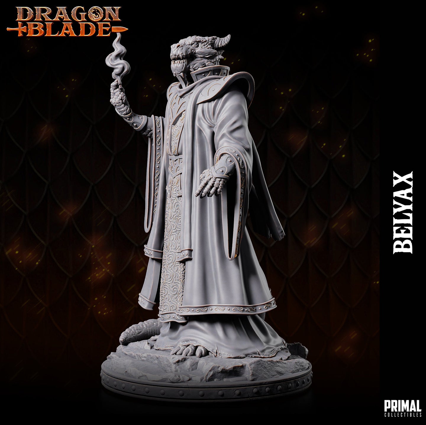 Draconian Sorcerer / Wizard (Belyax) by Primal Collectibles