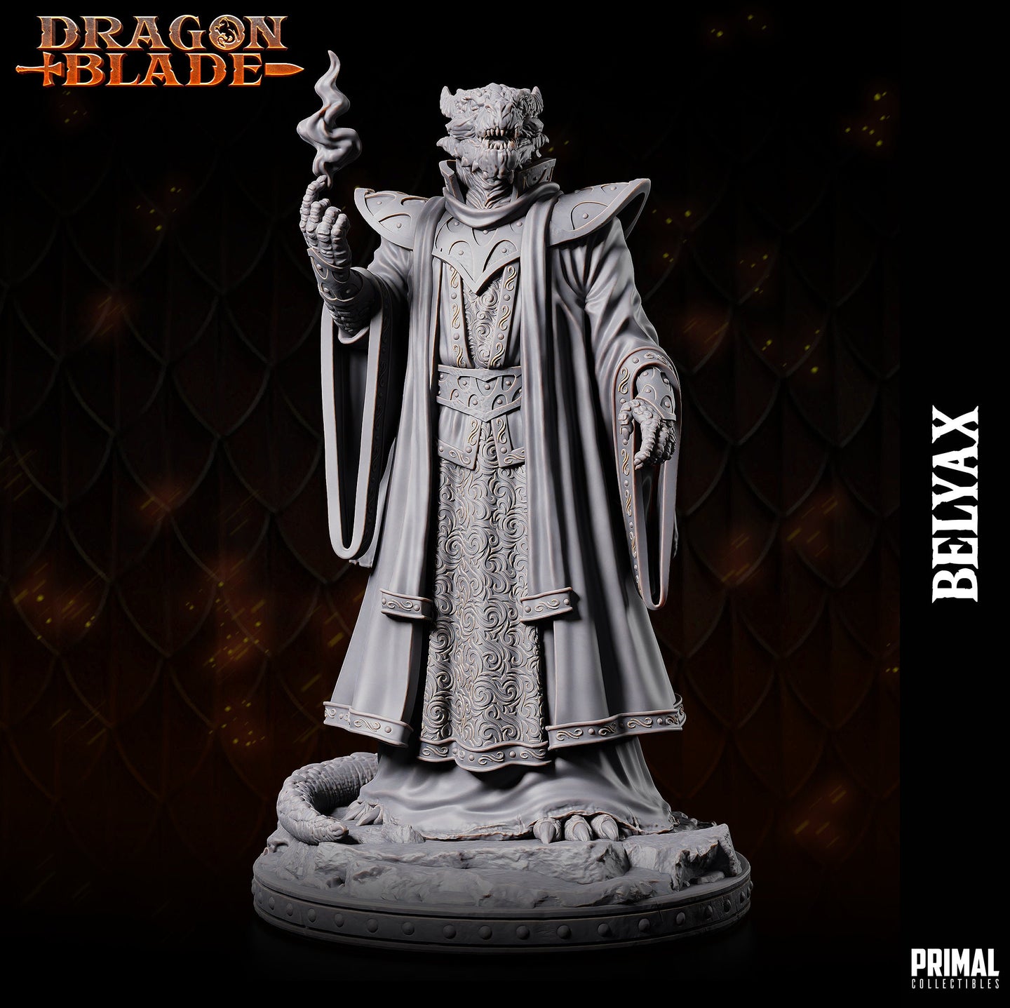 Draconian Sorcerer / Wizard (Belyax) by Primal Collectibles