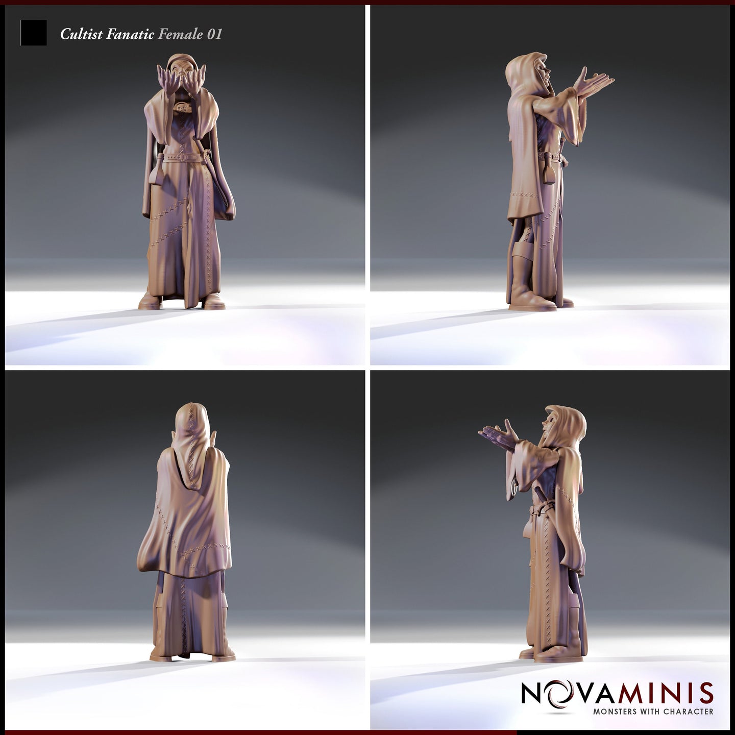 Cultist Fanatic Female 01 by Novaminis