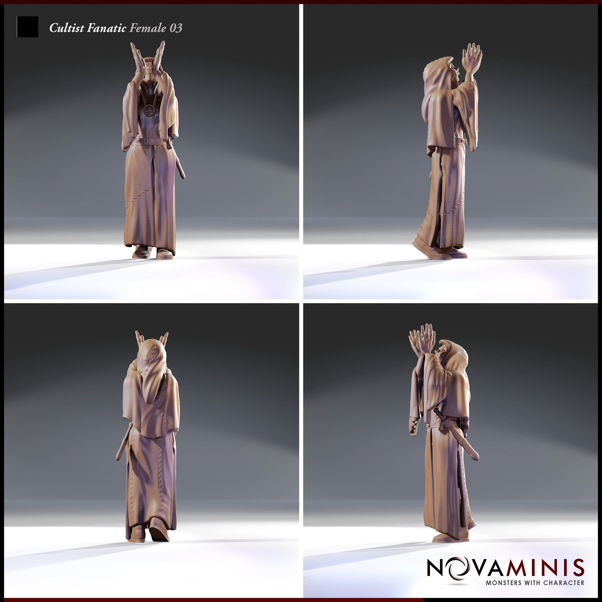 Cultist Fanatic Female 03 by Novaminis