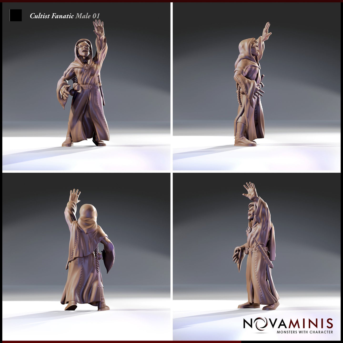 Cultist Fanatic Male 01 by Novaminis