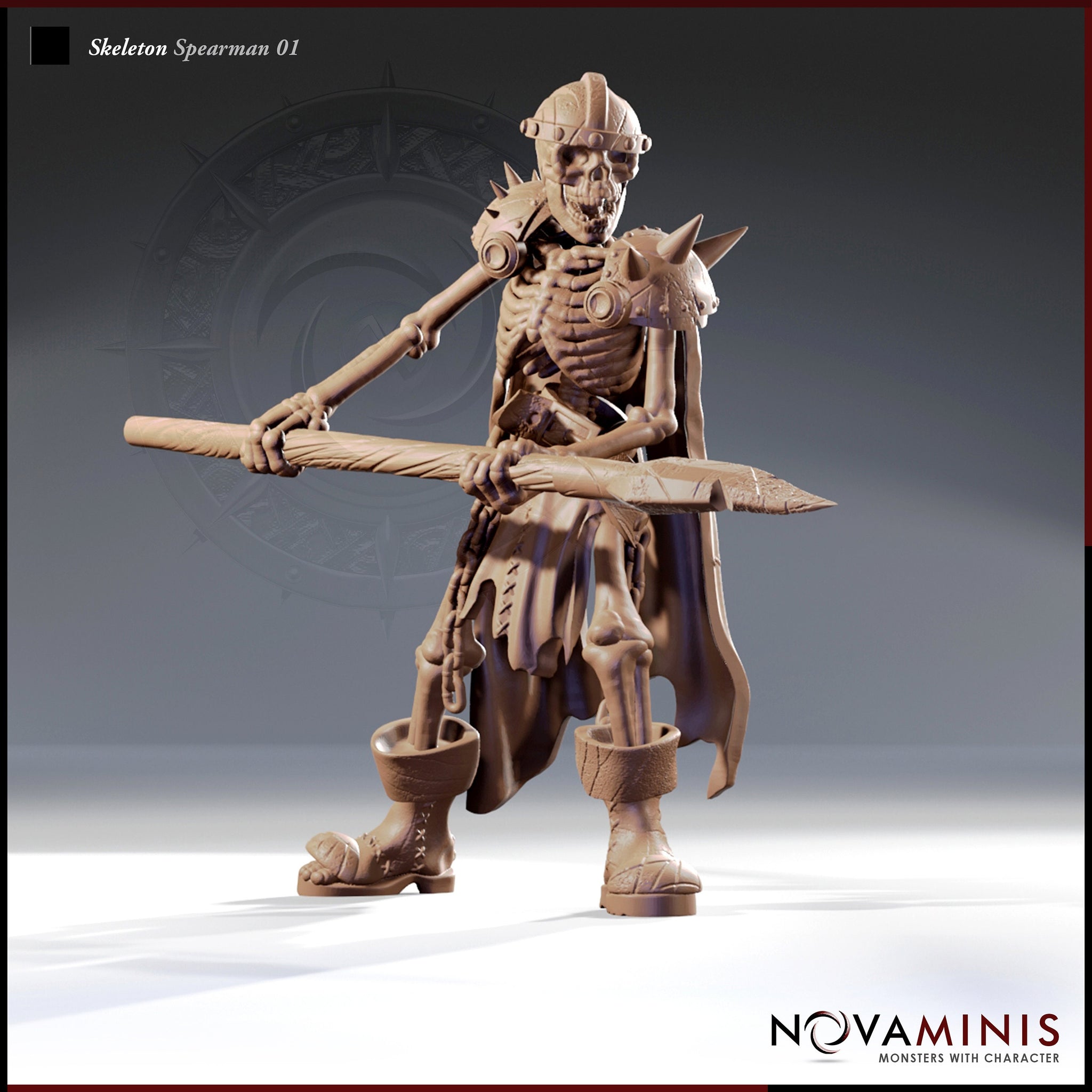 Skeleton Spearman 01 by Novaminis