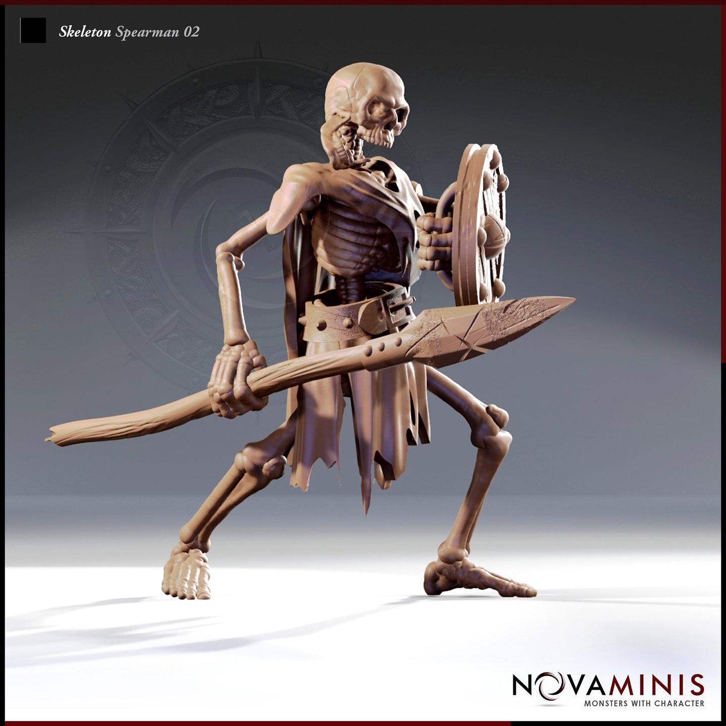 Skeleton Spearman 02 by Novaminis