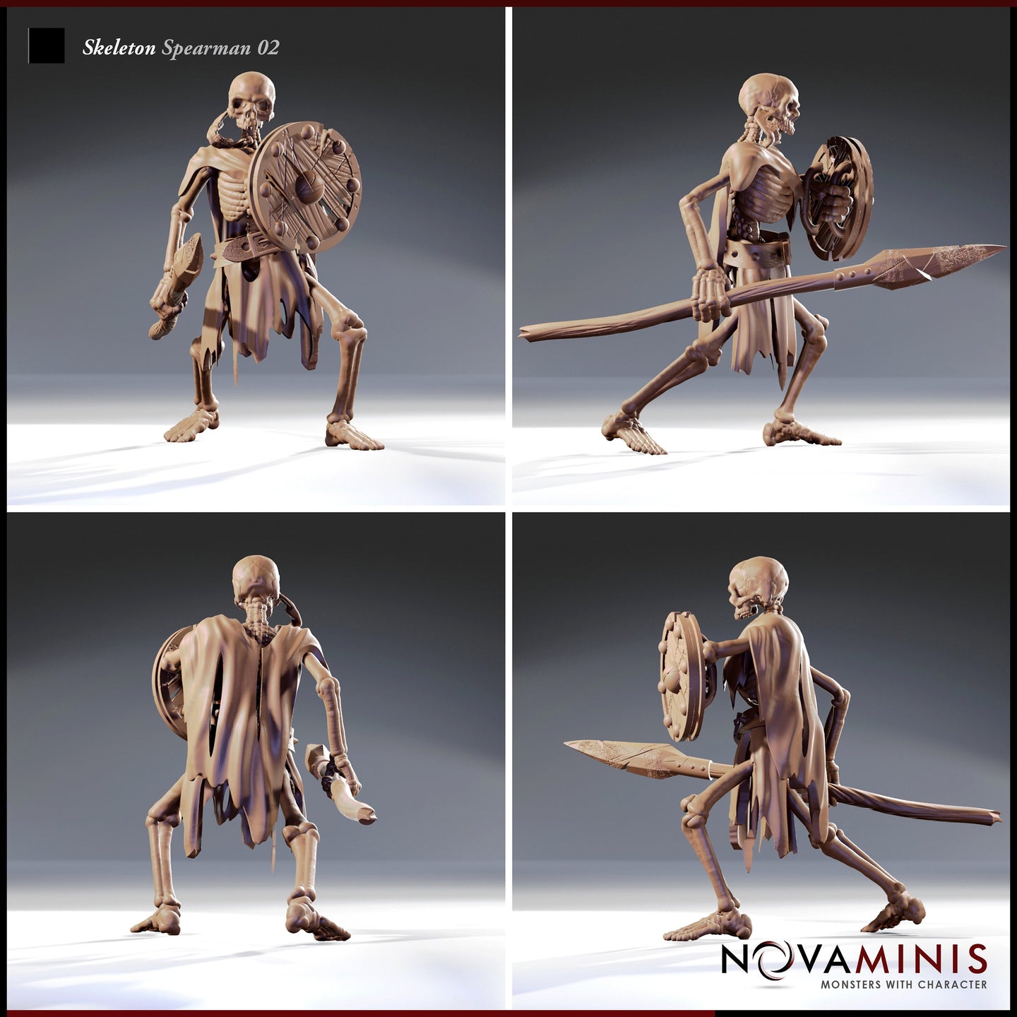 Skeleton Spearman 02 by Novaminis