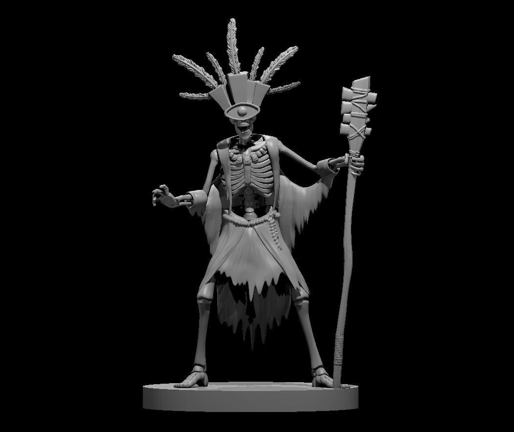 Skeleton Shaman by MZ4250