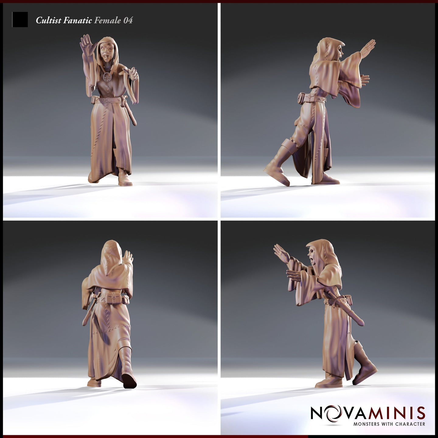 Cultist Fanatic Female 04 by Novaminis