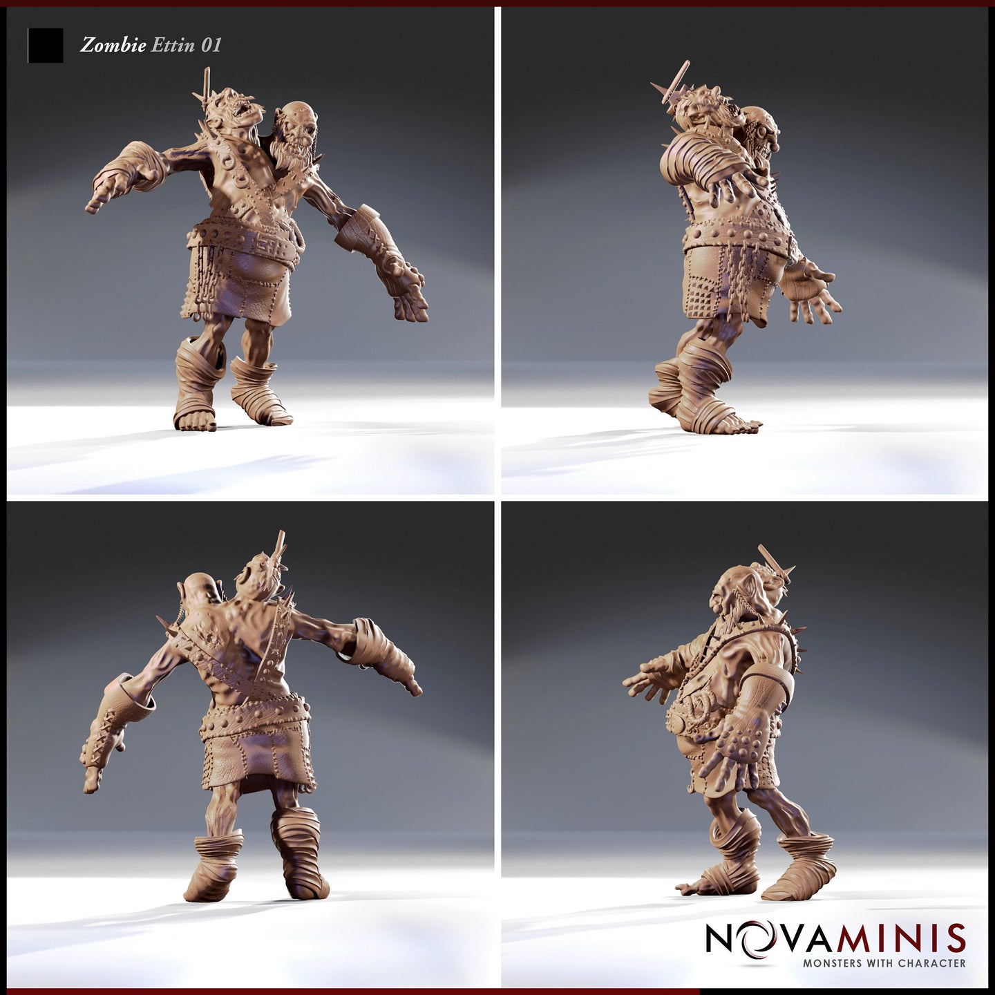 Zombie Ettin by Novaminis