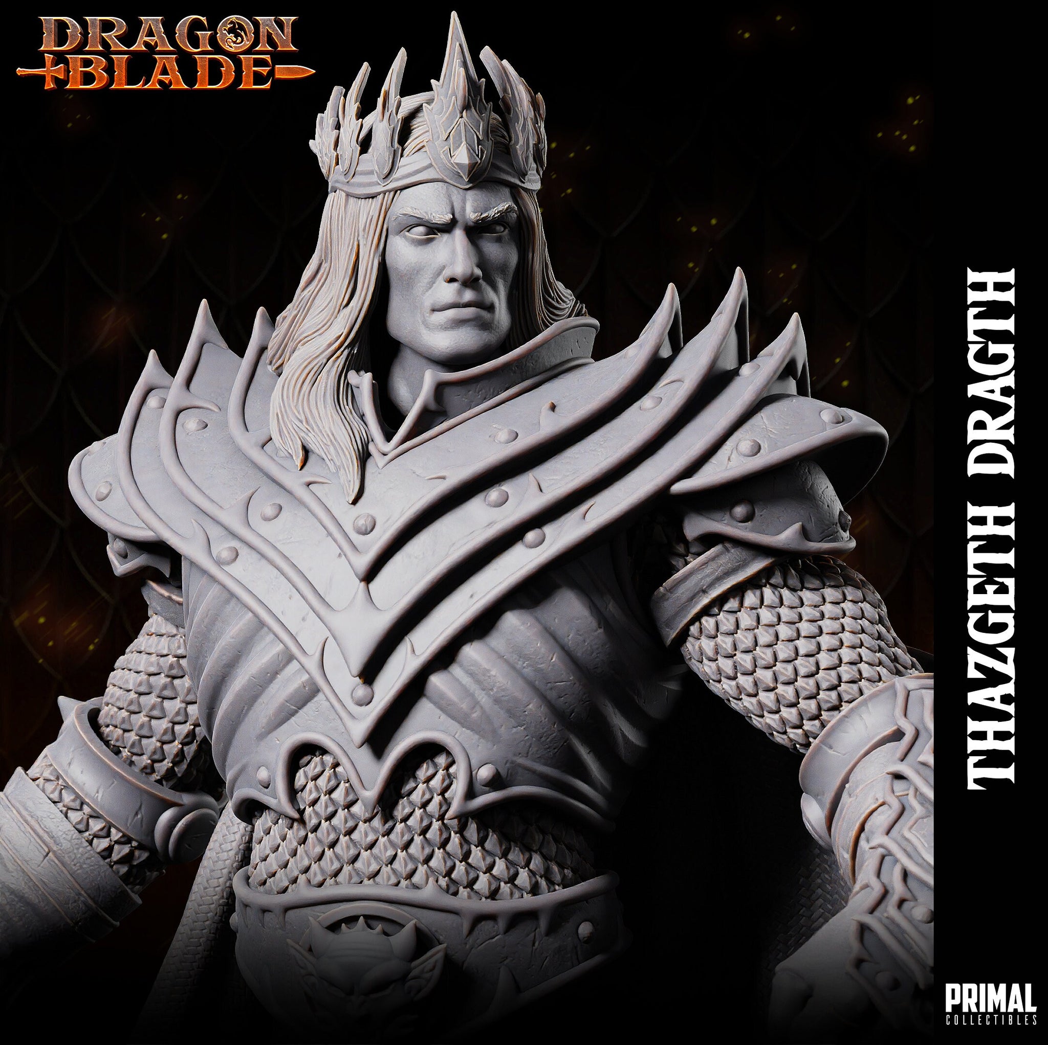 Human Wizard Fighter / Warrior (Thazgeth Dragth) by Primal Collectibles