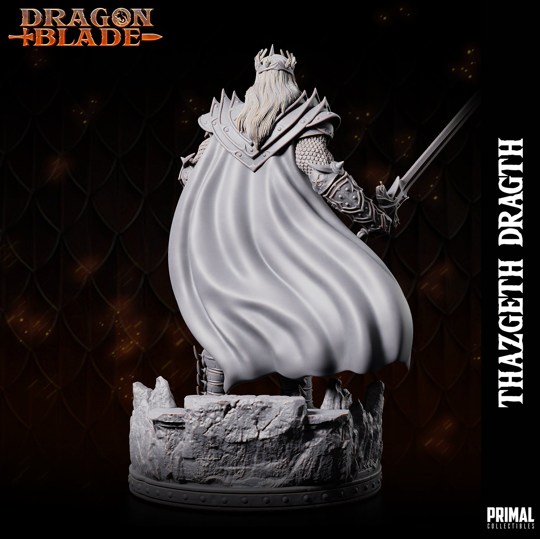 Human Wizard Fighter / Warrior (Thazgeth Dragth) by Primal Collectibles