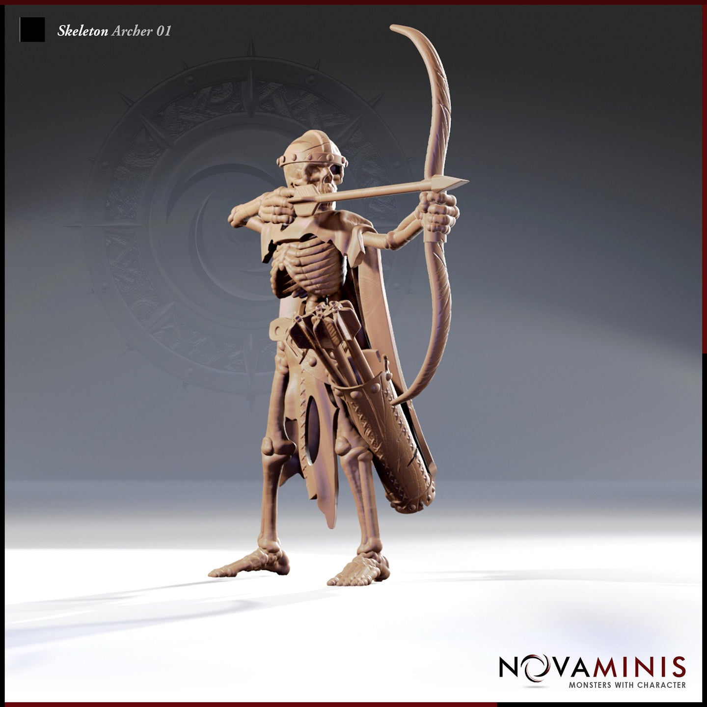 Skeleton Archer 01 by Novaminis