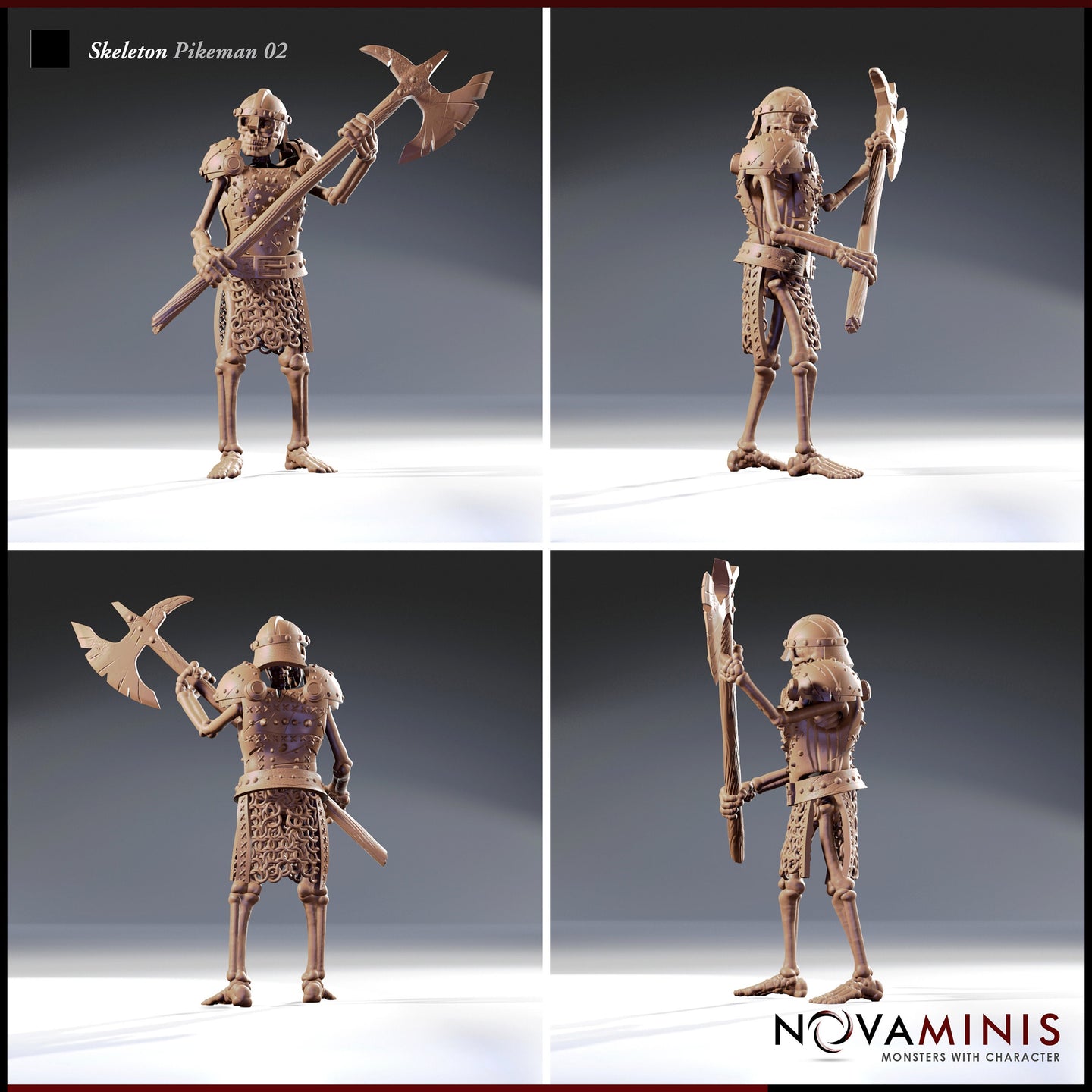 Skeleton Pikeman 02 by Novaminis