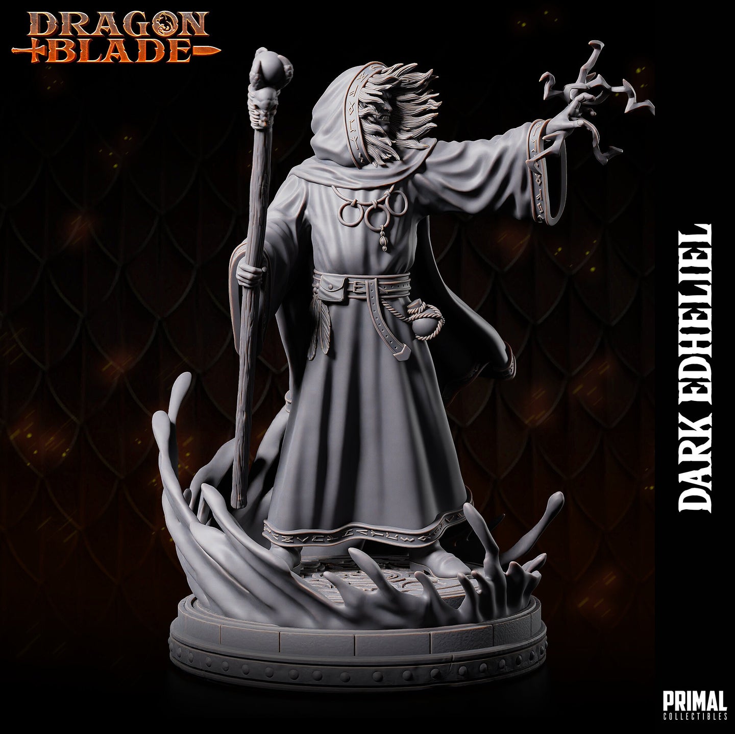 Human Dark Wizard (Edheliel) by Primal Collectibles