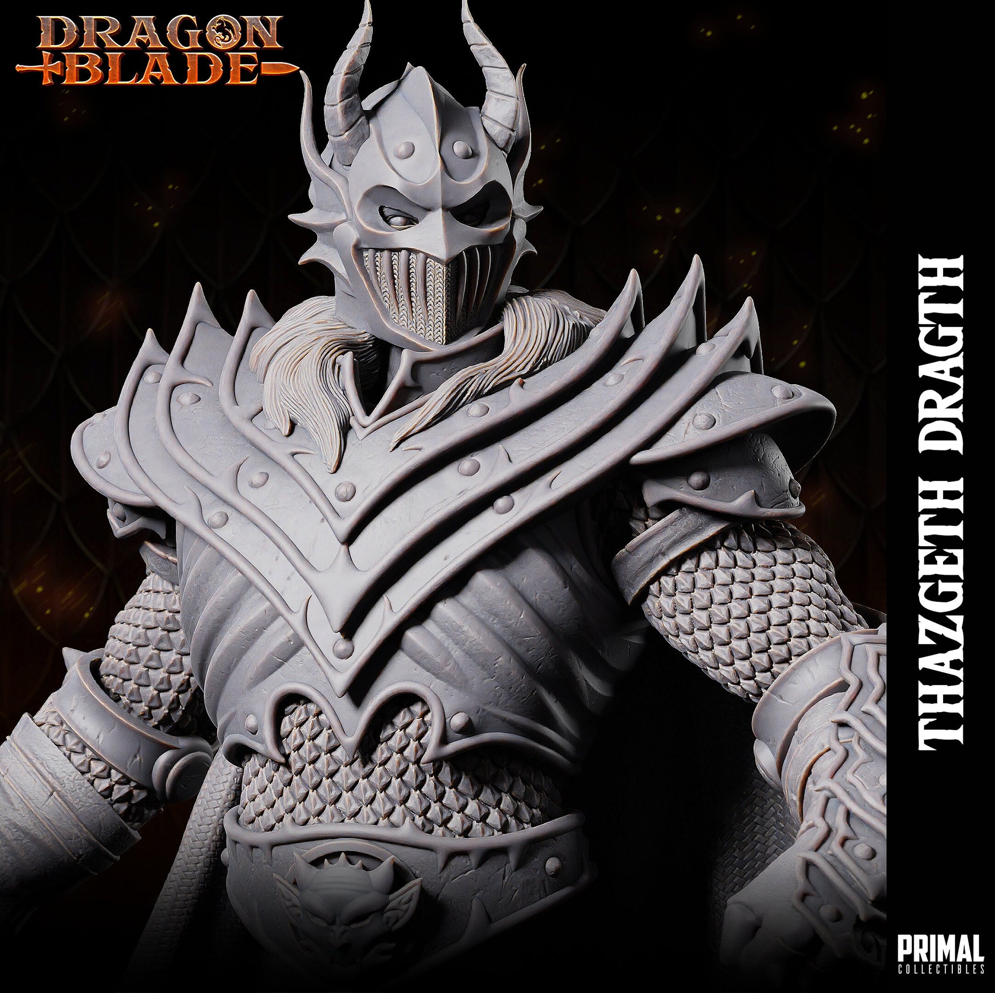 Human Wizard Fighter / Warrior (Thazgeth Dragth) by Primal Collectibles