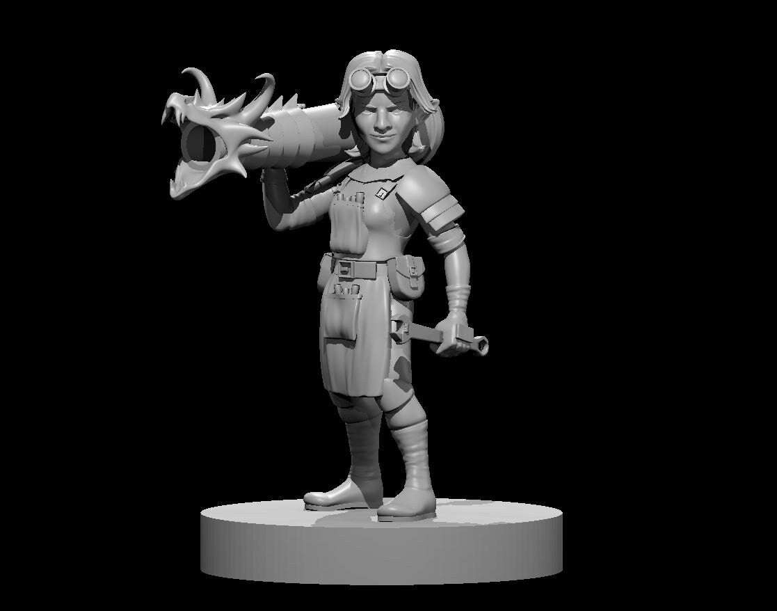 Gnome Artificer Female Altillerist by MZ4250