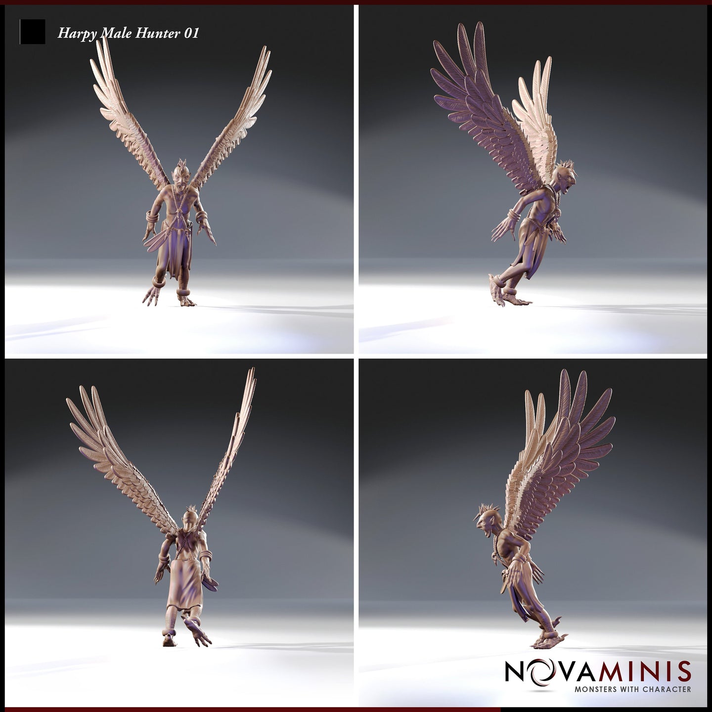 Harpy Hunter Male 01 by Novaminis