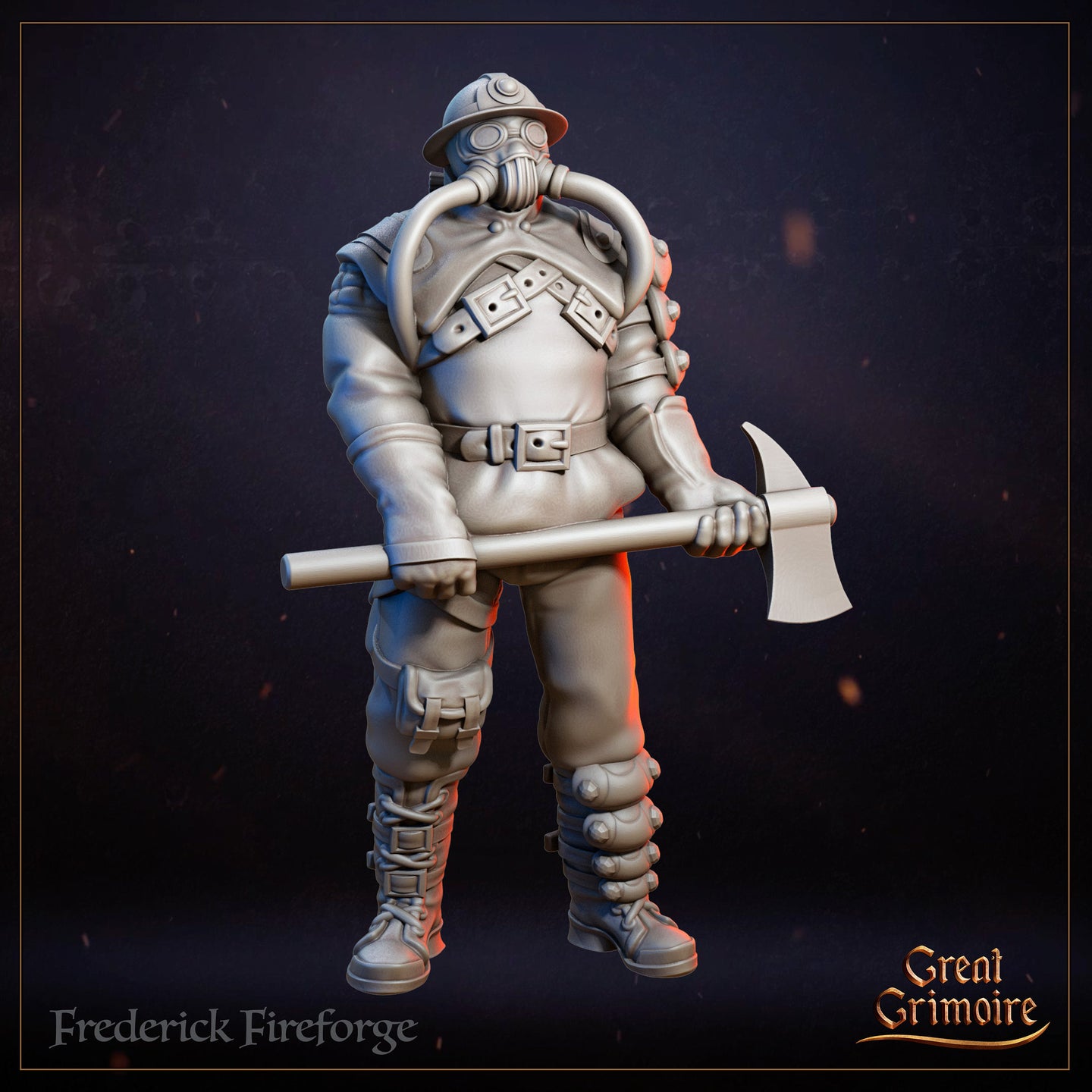 Frederick Fireforge (Warforged) by Great Grimoire