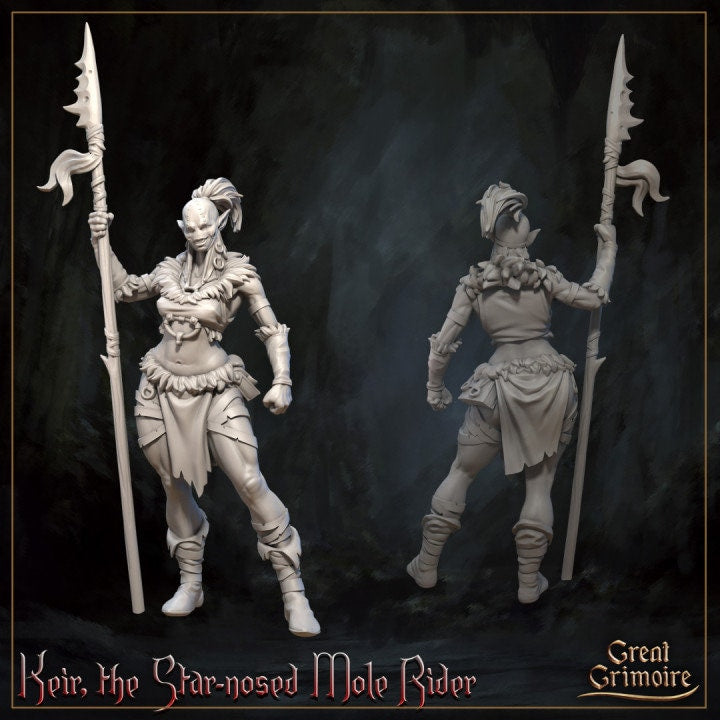 Keir the Star-Nosed Mole Rider by Great Grimoire