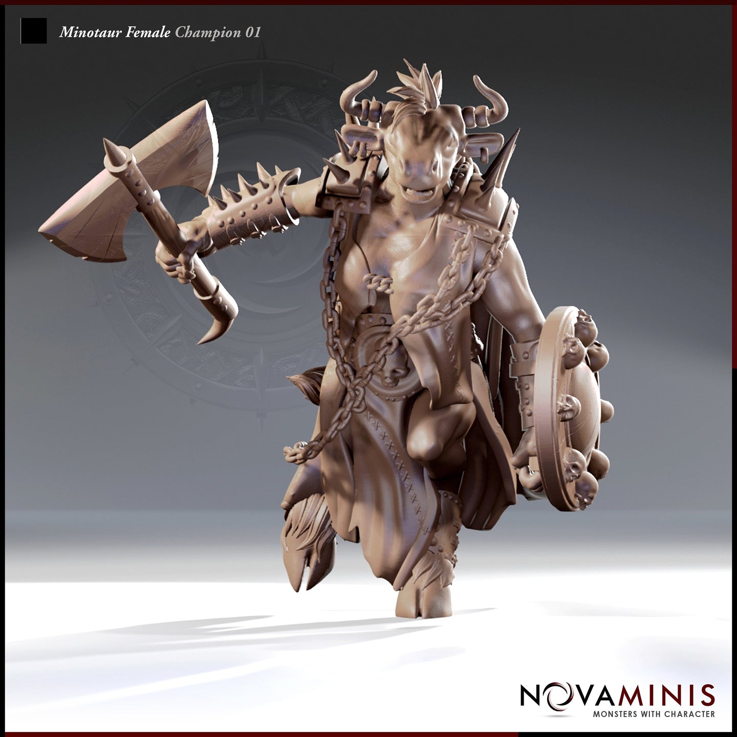 Minotaur Champion Female 01 by Novaminis