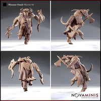 Minotaur Warrior Female 02 by Novaminis