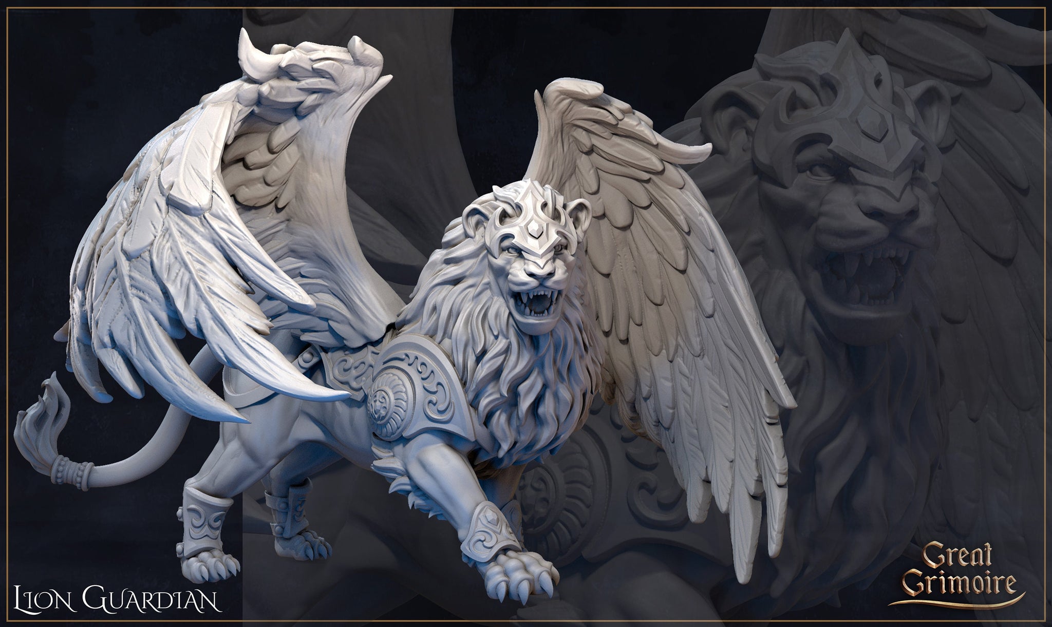 Lion Guardian by Great Grimoire