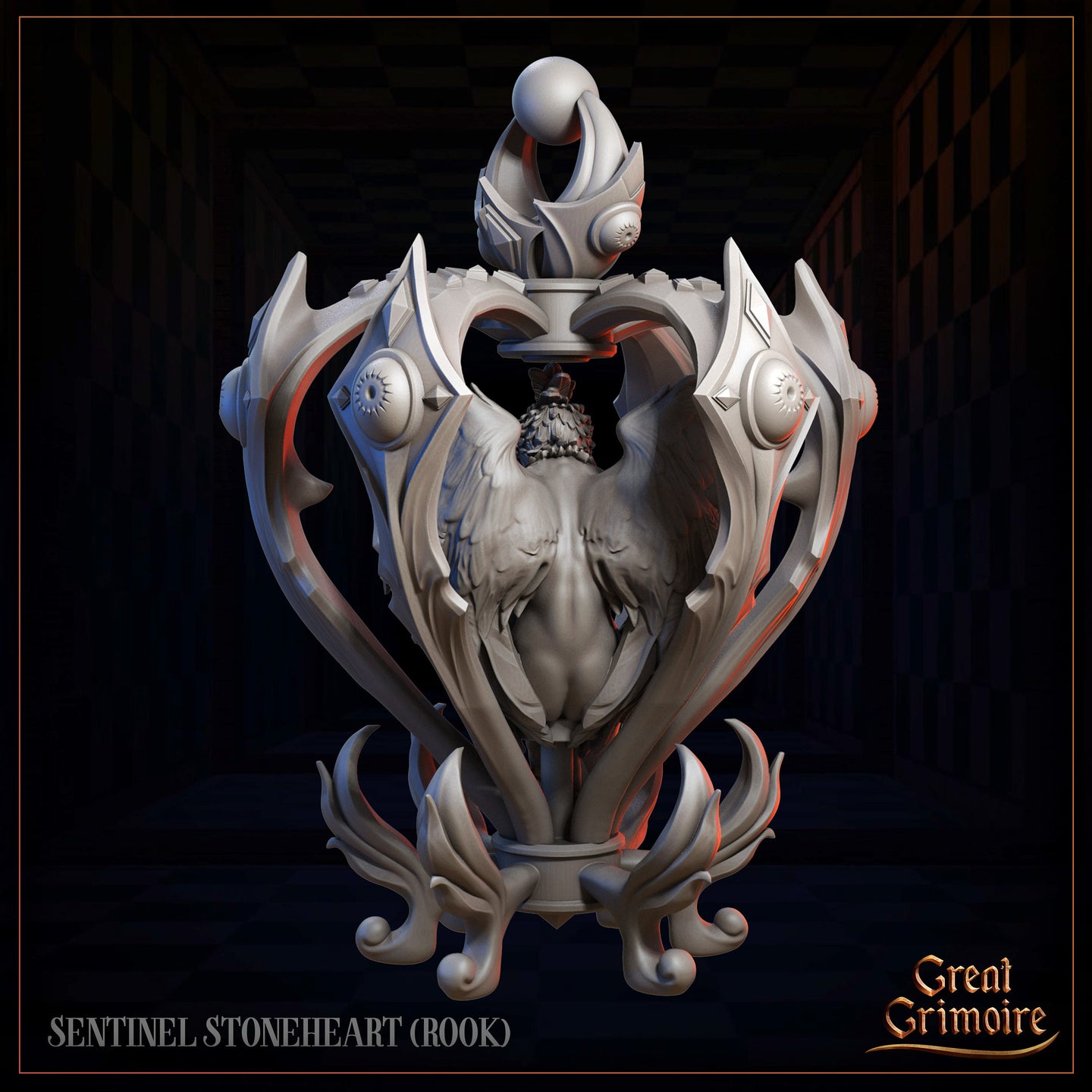 Sentinel Stoneheart Rook by Great Grimoire