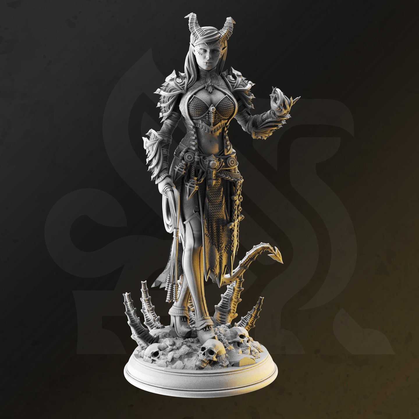 Tiefling Fiend Warlock (Skardi) by DM Stash