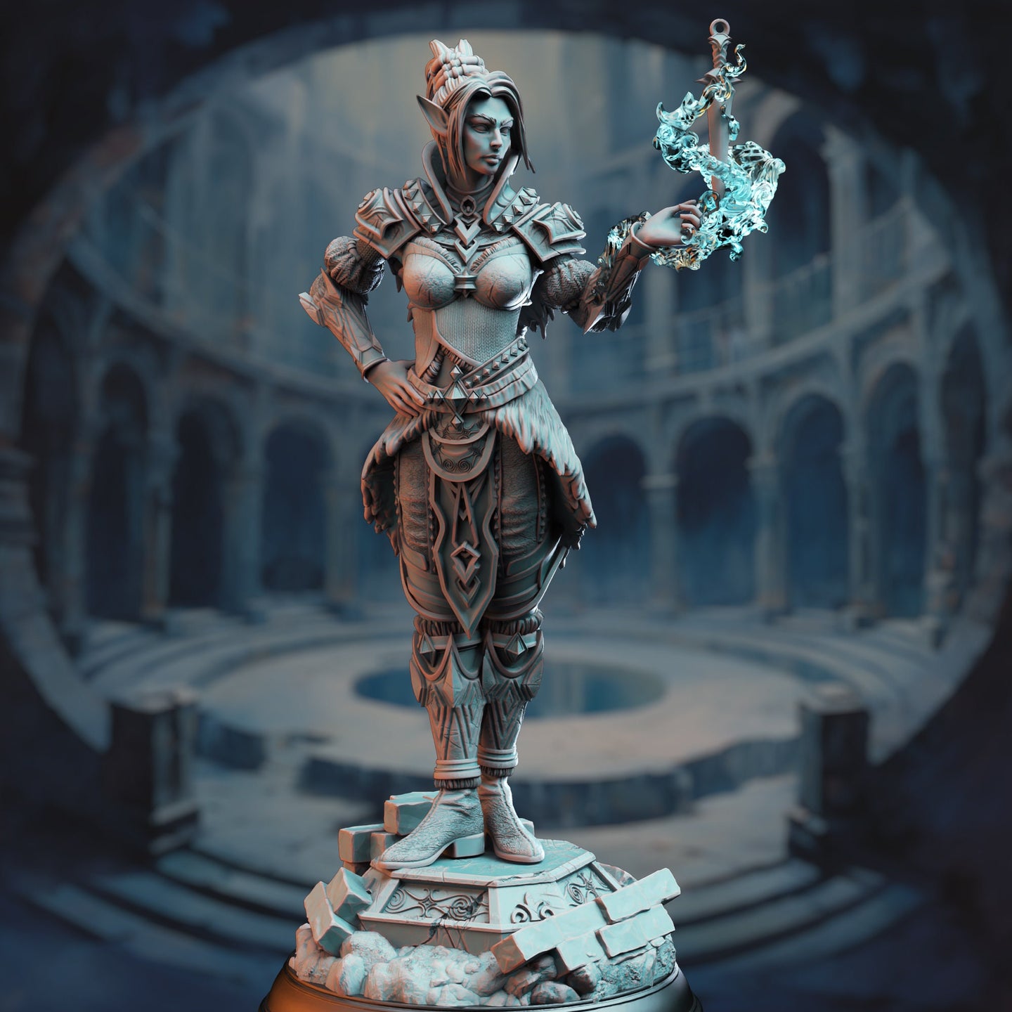 Half-Elf Psionic Agent (Calanar) by DM Stash