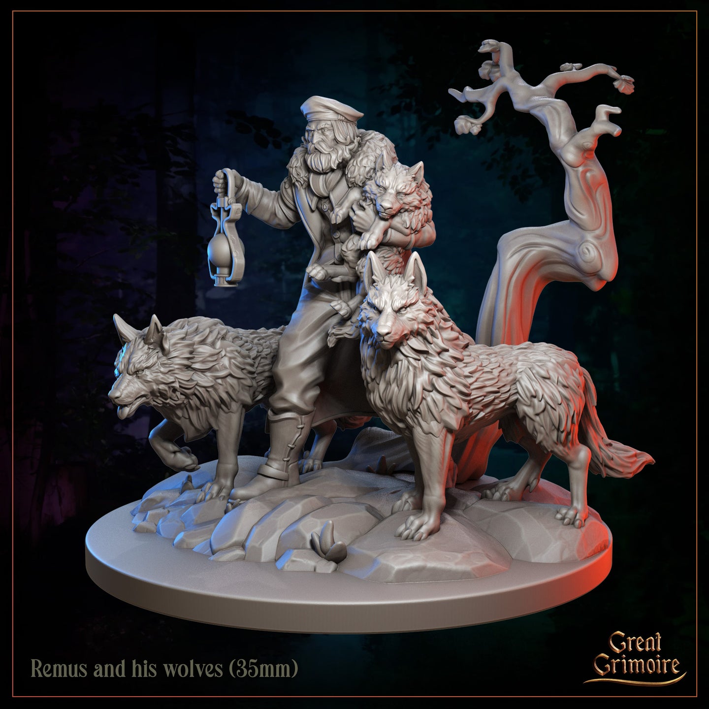 Remus and his Wolves by Great Grimoire