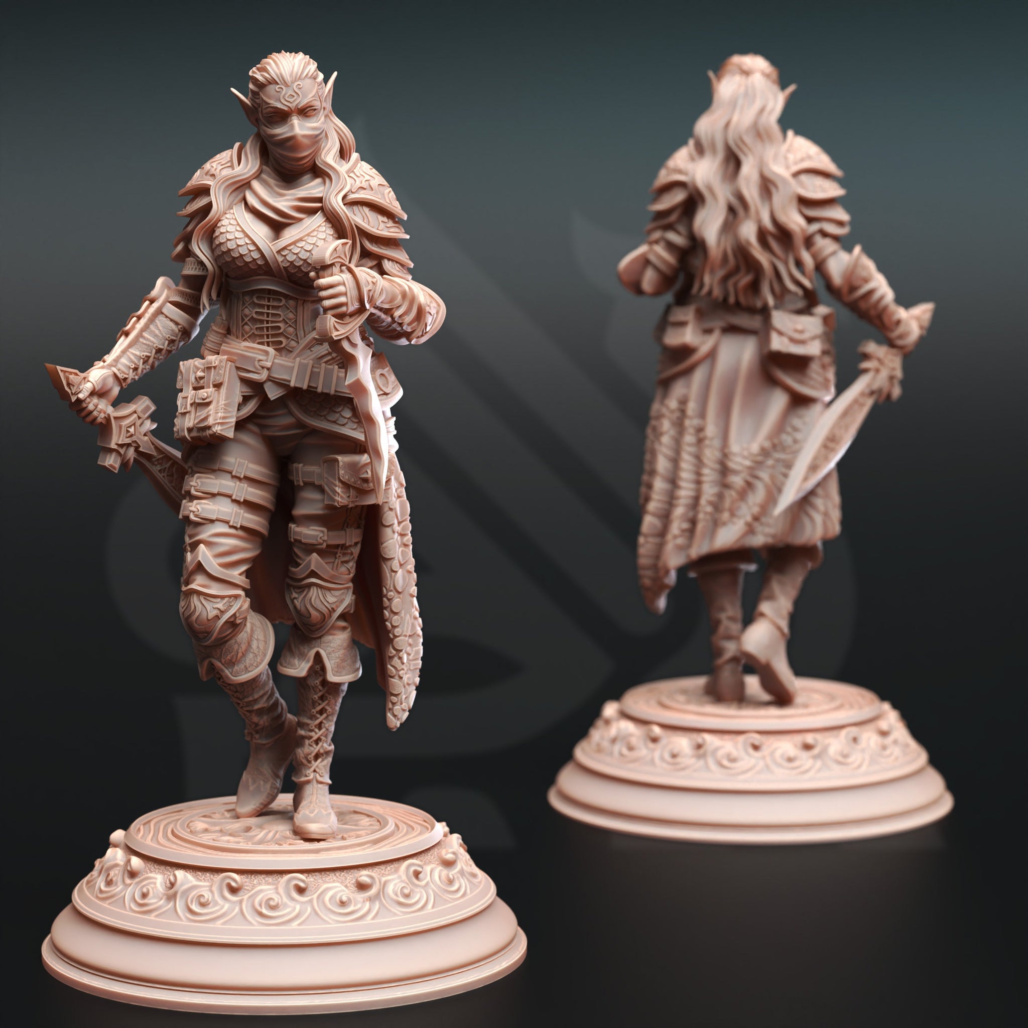 Water Elemi Swashbuckling Rogue (Hali Brookes) by DM Stash