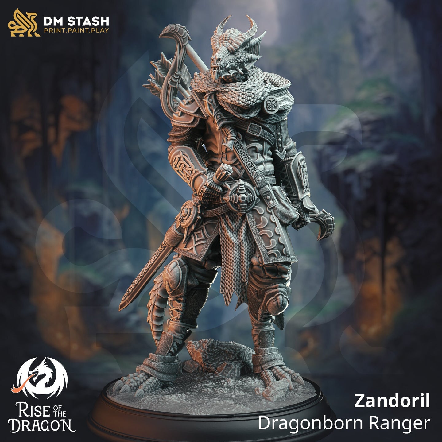 Dragonborn Ranger (Zandoril) by DM Stash