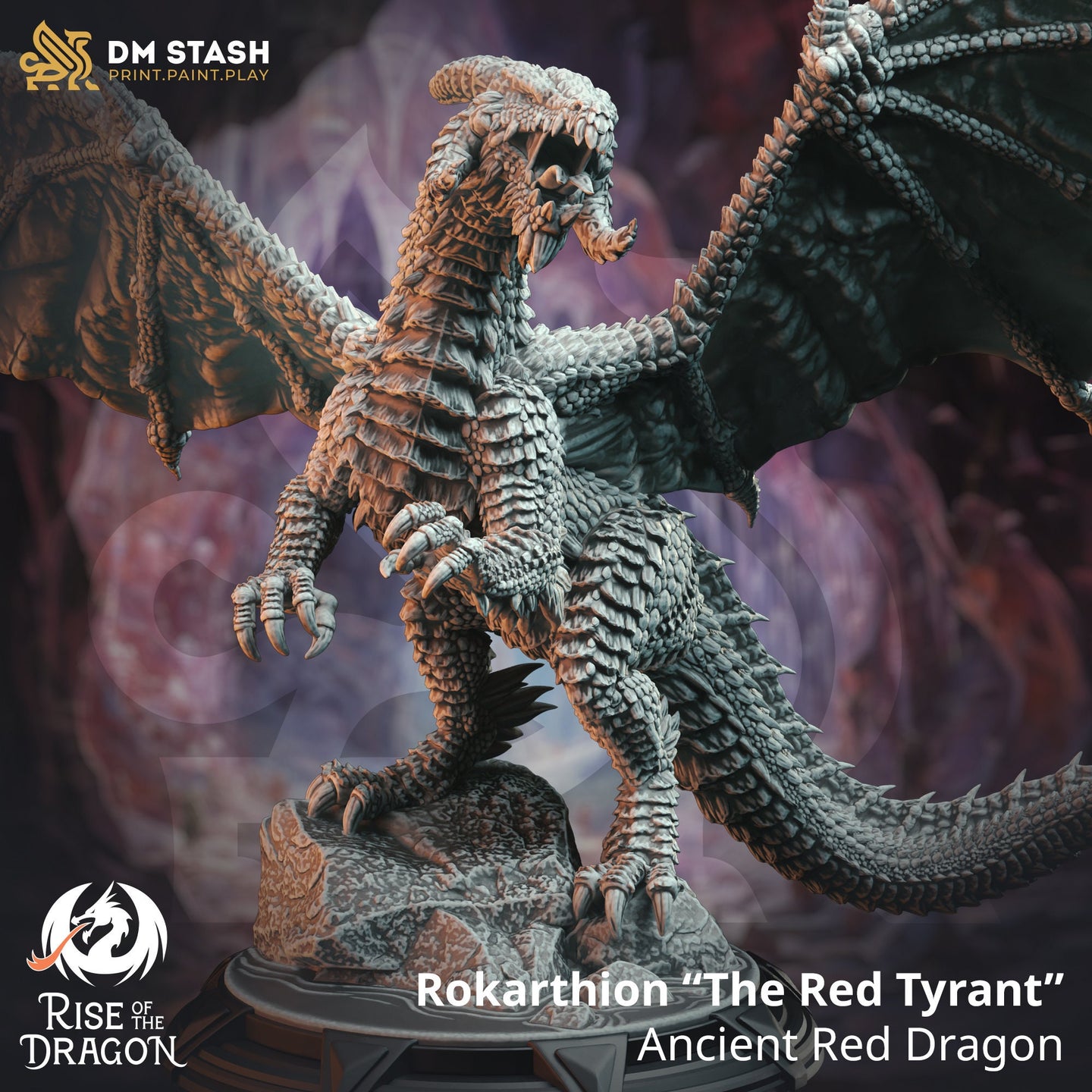 Red Dragon (Rokarthion The Red Tyrant) by DM Stash