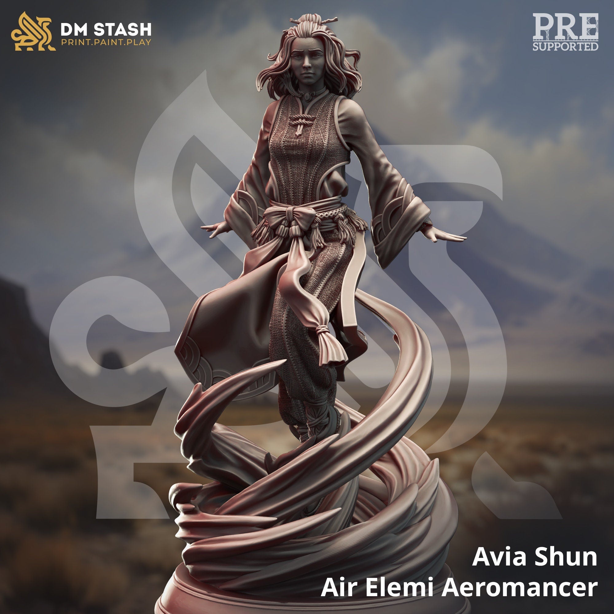 Air Elemi Aeromancer (Avia Shun) by DM Stash