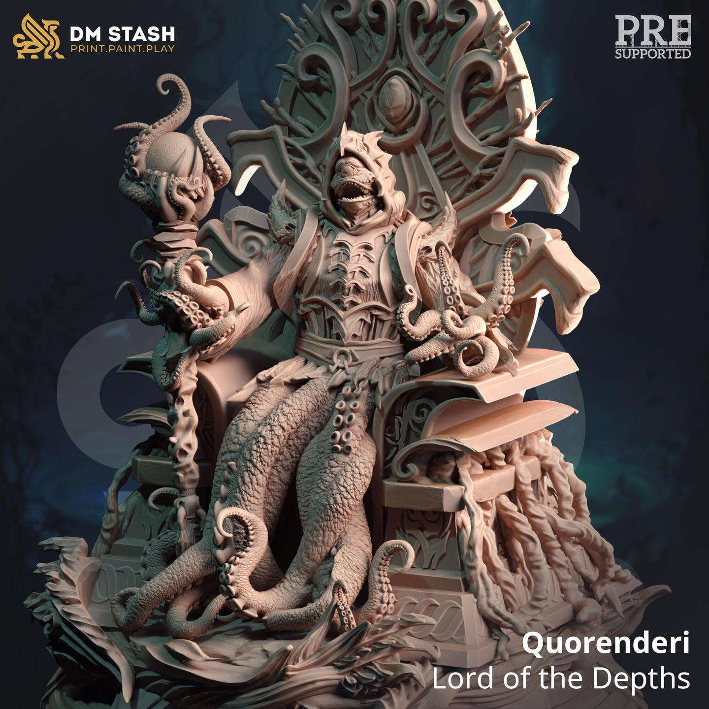 Lord of the Depths On Throne (Quorenderi) by DM Stash