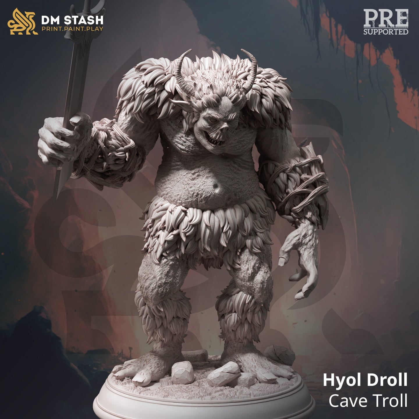 Cave Troll (Hyol Droll) by DM Stash