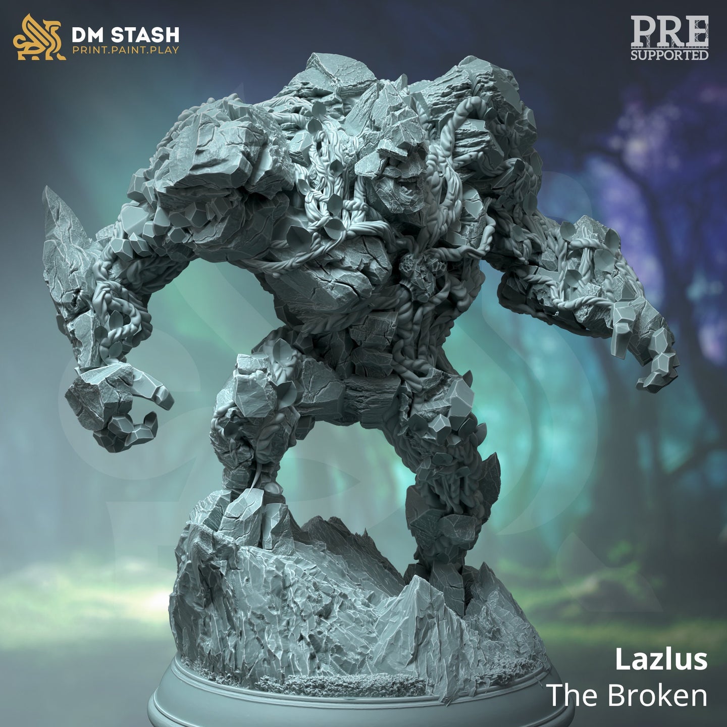 Rock Golem (Lazlus - The Broken) by DM Stash