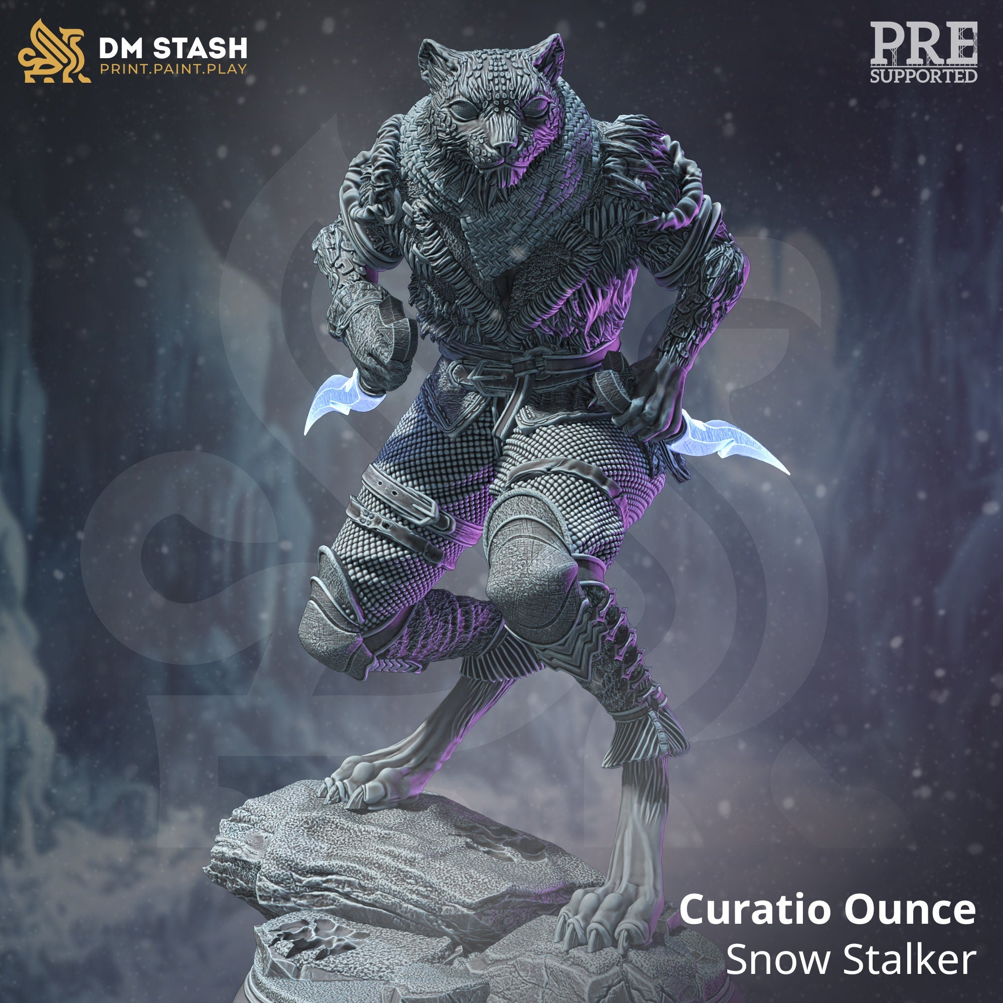Catfolk Ranger / Rogue (Curatio Ounce - Snow Stalker) by DM Stash ...