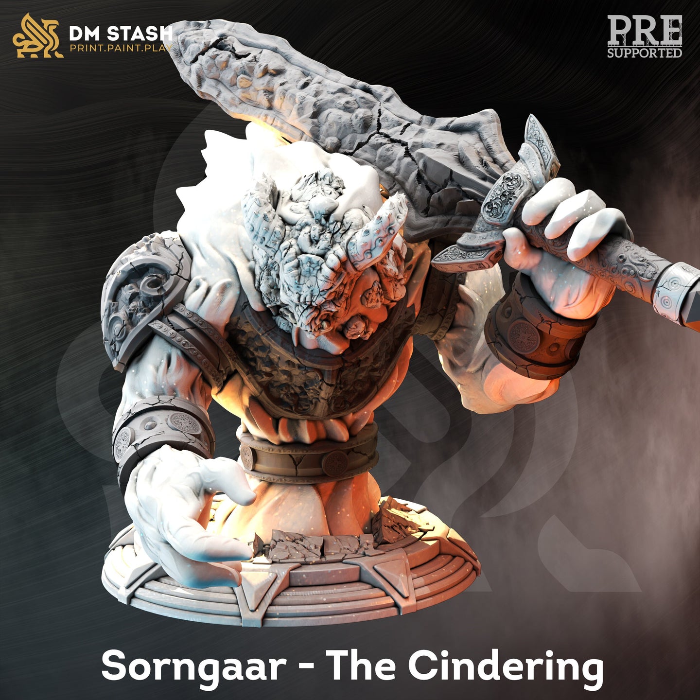 Fire Golem (Sorngaar - The Cindering) by DM Stash