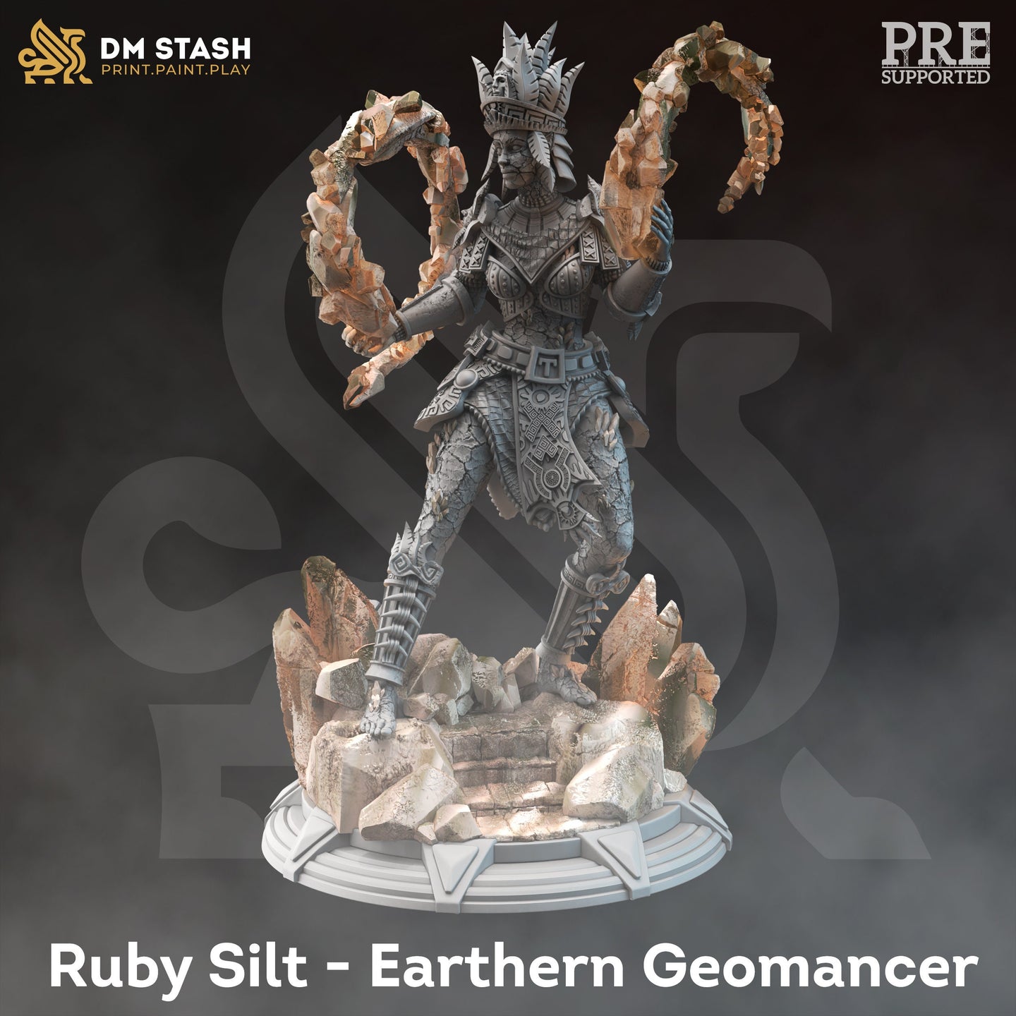 Earthen Geomancer (Ruby Silt) by DM Stash