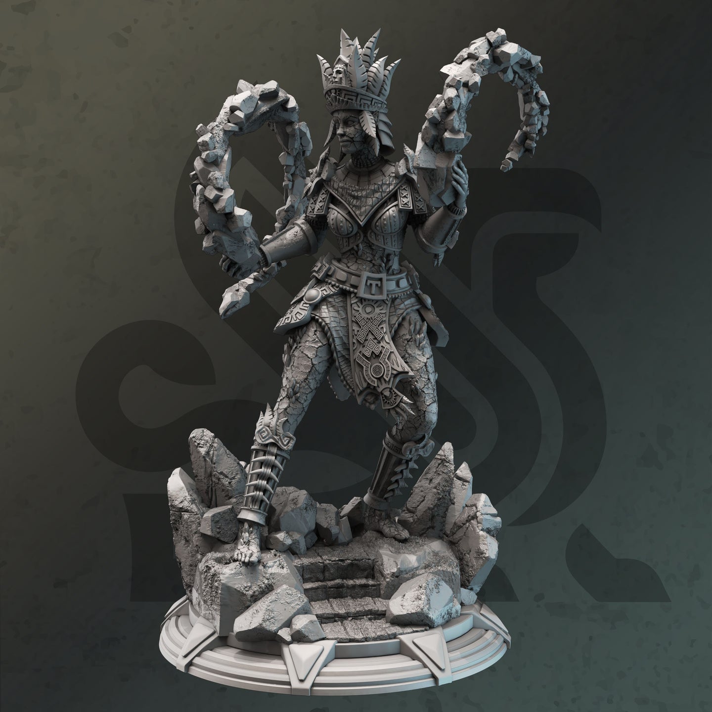 Earthen Geomancer (Ruby Silt) by DM Stash