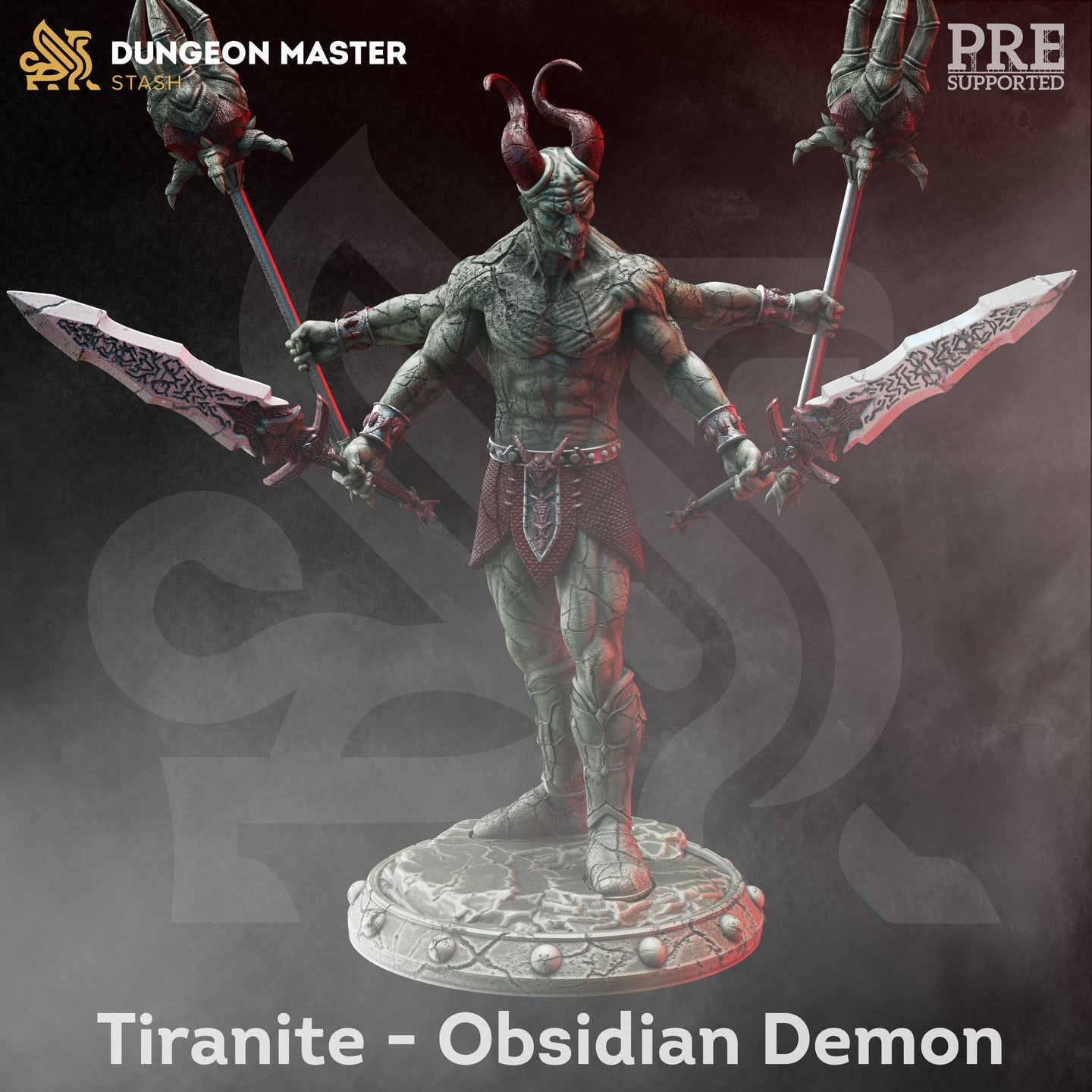 Obsidian Demon (Tiranite) by DM Stash