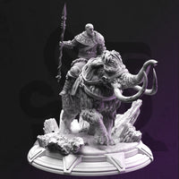 Goliath Mammoth Rider Barbarian (Touches the Sky) by DM Stash