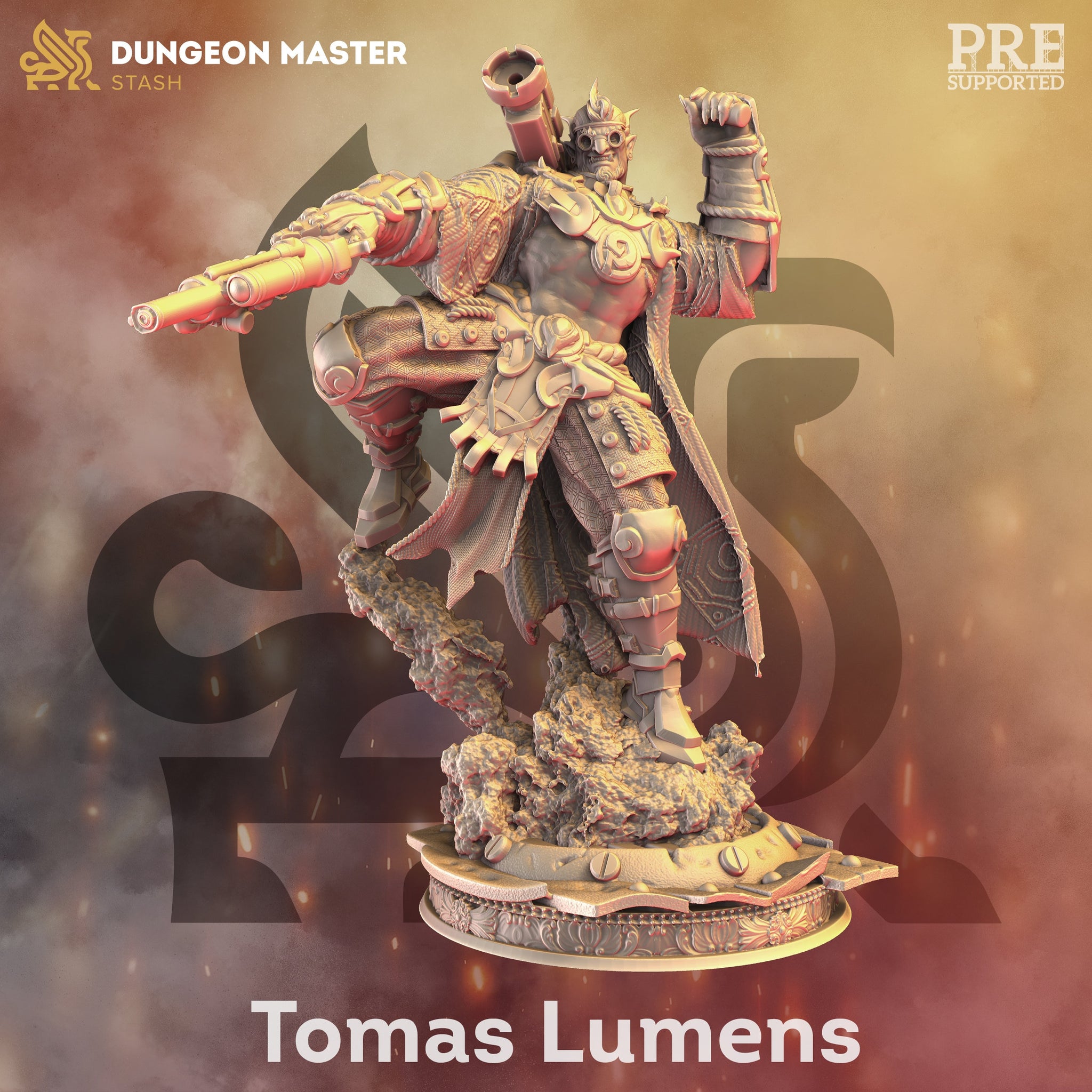 Male Artificer / Gunslinger (Tomas Lumens) by DM Stash