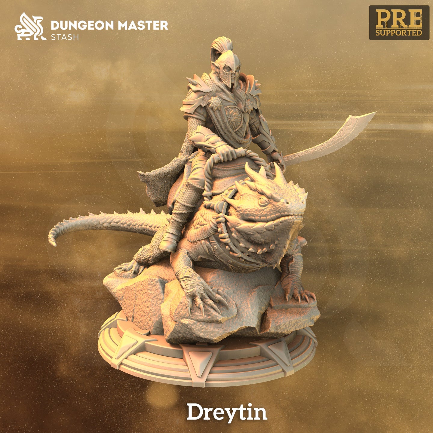 Lizard Rider (Dreytin) by DM Stash