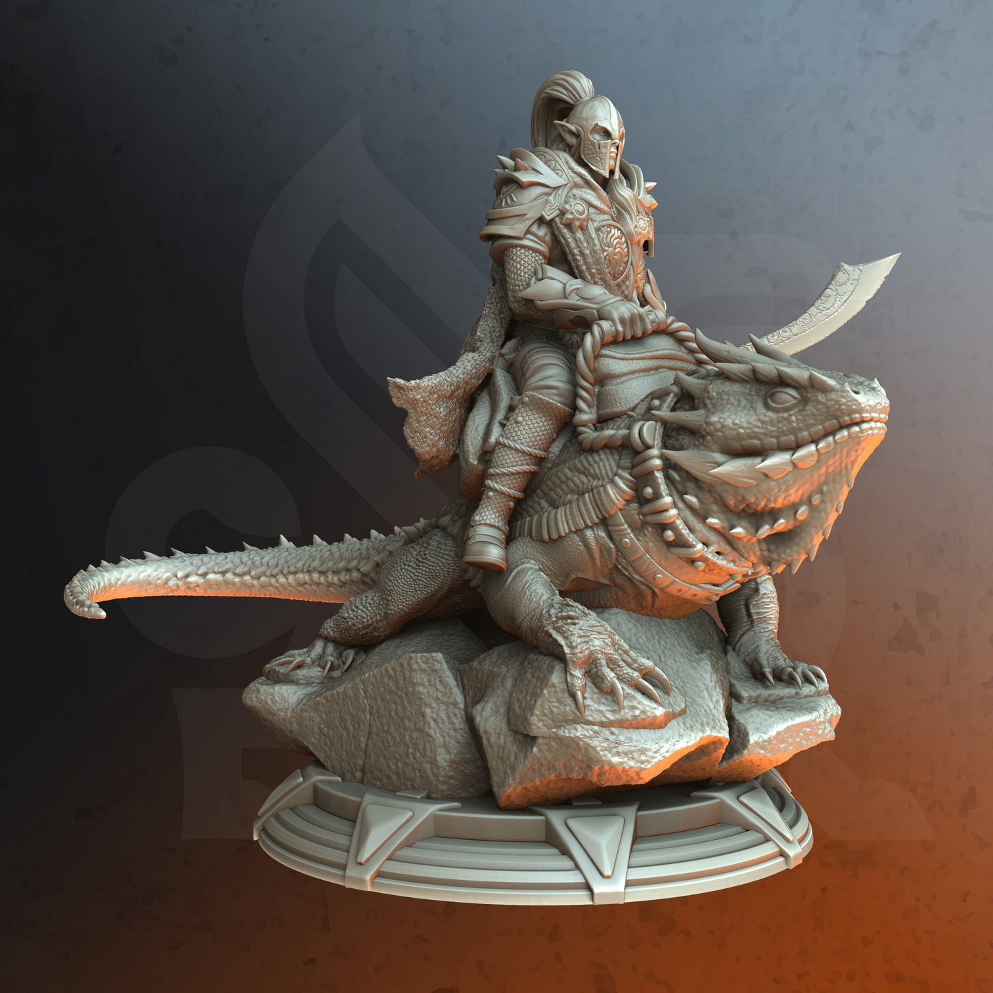 Lizard Rider (Dreytin) by DM Stash